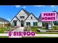 Perry Homes 2504W Plan Tour Luxury 1-Story in The Grange Katy TX Model Home Walkthrough