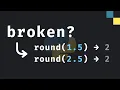 Is round broken in Python
