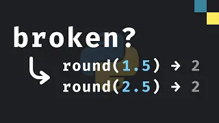 Is round broken in Python