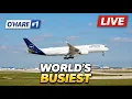 LIVE NONSTOP O HARE ACTION Plane Spotting Real-Time Airport Traffic
