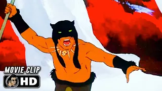 final epic showdown scene fire and ice 1983 movie clip hd