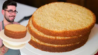 MASSA AMANTEIGADA PROFISSIONAL PARA BOLO DE ANIVERSÁRIO