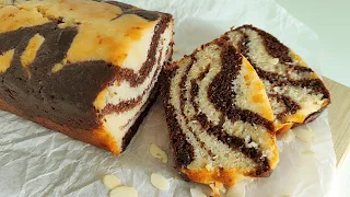 Marble semolina cake with yogurt