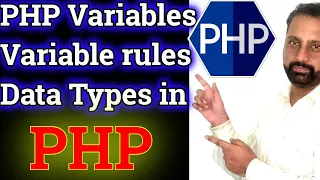 How To Create PHP Variables Variable Declaration Rules in PHP Data Types in PHP PHP Tutorial