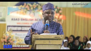 mal kabiru musa jammajes speech at asad english academy graduation ceremony