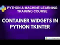 Container Widgets in Python Tkinter