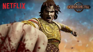 dushasan faces the wrath of bheem s vow kurukshetra netflix india