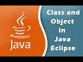 How to create Class and Object in Java Eclipse