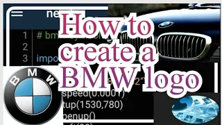 How to create a BMW Logo using python