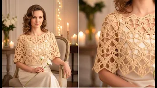 Descubre Esta Puntada a Crochet ! Tan FACIL Y RAPIDA! No Te Arrepetiras!
