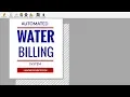 Water Billing System Sourcecode