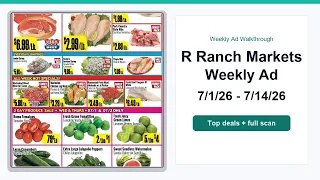 R Ranch Markets Weekly Ad 26 - 26 Top Deals