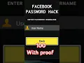 Facebook password hacking