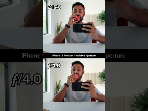 iPhone 18 Pro - Does variable aperture matter?