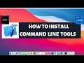 How to install Command Line Tools on Mac OS Big Sur Apple M1 Macbook