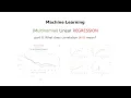 Linear regression part II What s the meaning of correlation