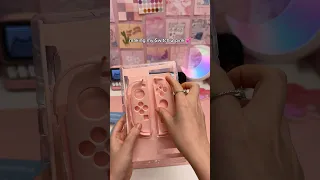 making my Switch 2 pink Cozy gaming Nintendo switch accessories