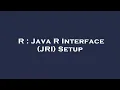 R Java R Interface JRI Setup