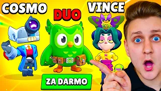 2 NOWYCH ZADYMIARZY VINCE i COSMO, LEGENDA ZA DARMO i... DUOLINGO?😱 (BRAWL TALK PO POLSKU)