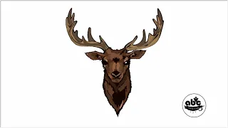 Python Turtle Graphics - 11 Deer Art by Code Code