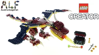 LEGO Creator 31102 Fire Dragon - Lego Speed Build Review