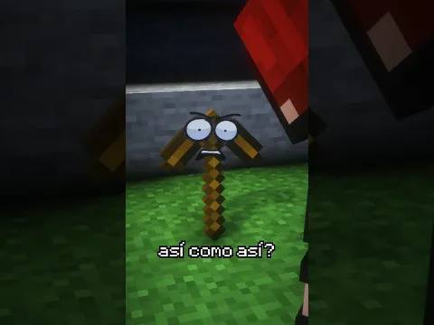 Cuando DESECHAS al PICO de MADERA #minecraft #minecraftmemes #shorts
