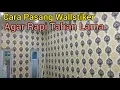 Lagu Cara Yang Benar Pasang Wallpaper Stiker | Wallpaper Sudah Ada Lem nya