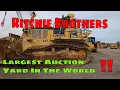 We found the big boy toys at Ritchie Brothers the largest auction yard in the world