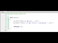 Structure of a basic C Program