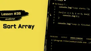 JavaScript For Beginners JavaScript Array Sorting MADE EASY