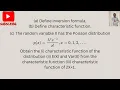 5 The Characteristic Function of a Random Variable