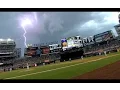 Severe Thunderstorm Hits Yankee Stadium