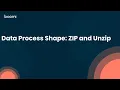 Data Process Shape ZIP and Unzip