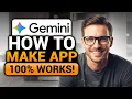How To Make App With Gemini 100 WORKS NO Yapping To The Point FAST EASY