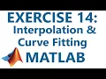 Matlab Exercise 14 Interpolation Curve Fitting
