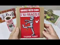 Funny 4x6 Fragile Stickers for Moving Shipping Mummy Dog Handle With Care Labels