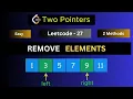 Remove Element Java 2 Methods Leetcode 27
