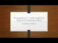 How pointer in C works using Visual Studio 2017