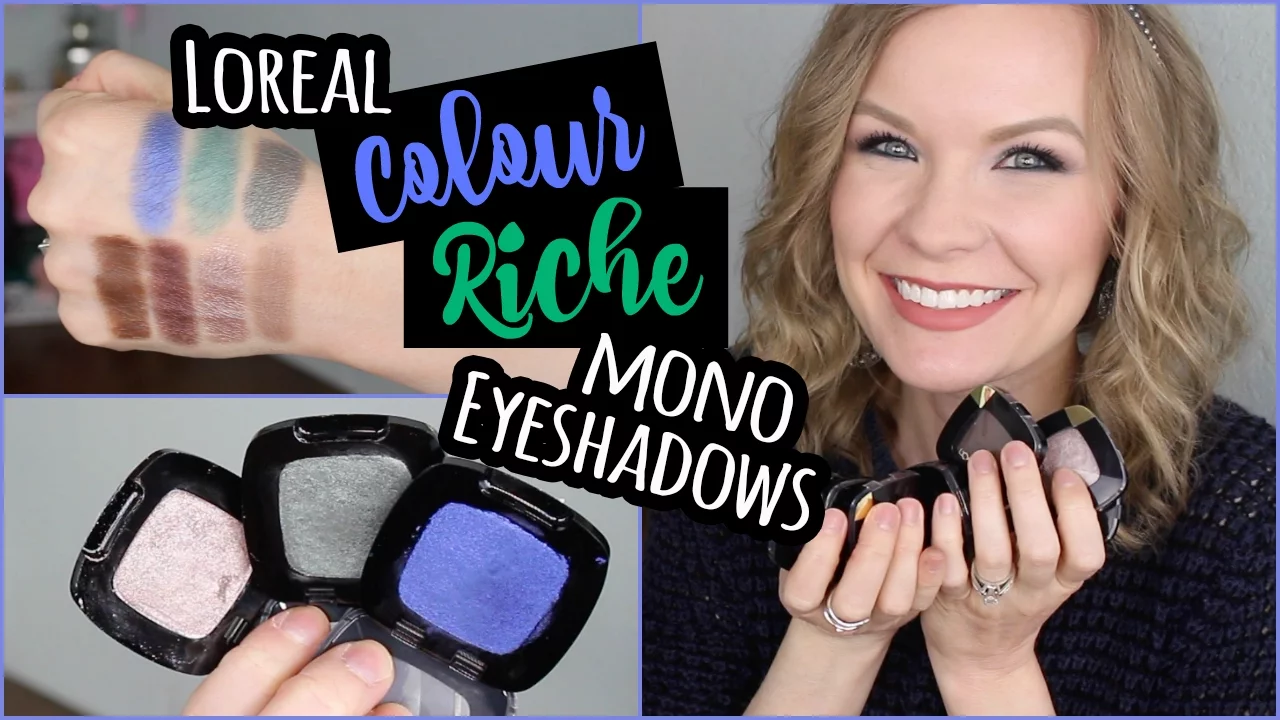 L'Oreal Colour Riche Eyeshadow Quads Review & Swatches
