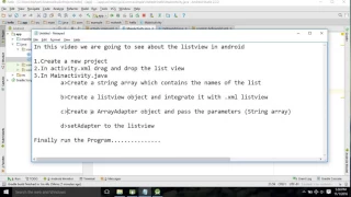 Android dynamic ListView with in 3 minutes