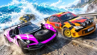 The CRAZIEST Flood Escape We've EVER Done In BeamNG Drive!