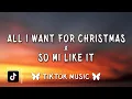 Lagu All I Want For Christmas x So Mi Like It (Tiktok Remix){Lyrics) DJ SHADZY