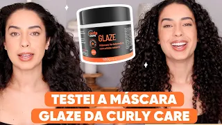 MÁSCARA GLAZE CURLY CARE - TESTEI UMA MÁSCARA POWER DE RECONTRUÇÃO CAPILAR | JULIANA LOUISE