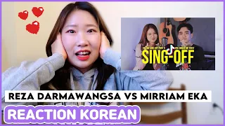 Download [Reaction Korean] REZA DARMAWANGSA - SING-OFF TIKTOK SONGS Part II vs Mirriam Eka MP3