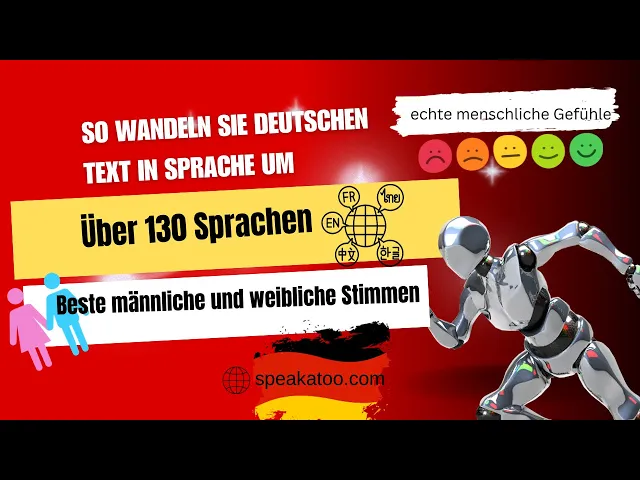 Download MP3 Text in Sprache umwandeln: Generieren Sie männliche/weibliche KI-Stimmen im MP3- und WAV-Format