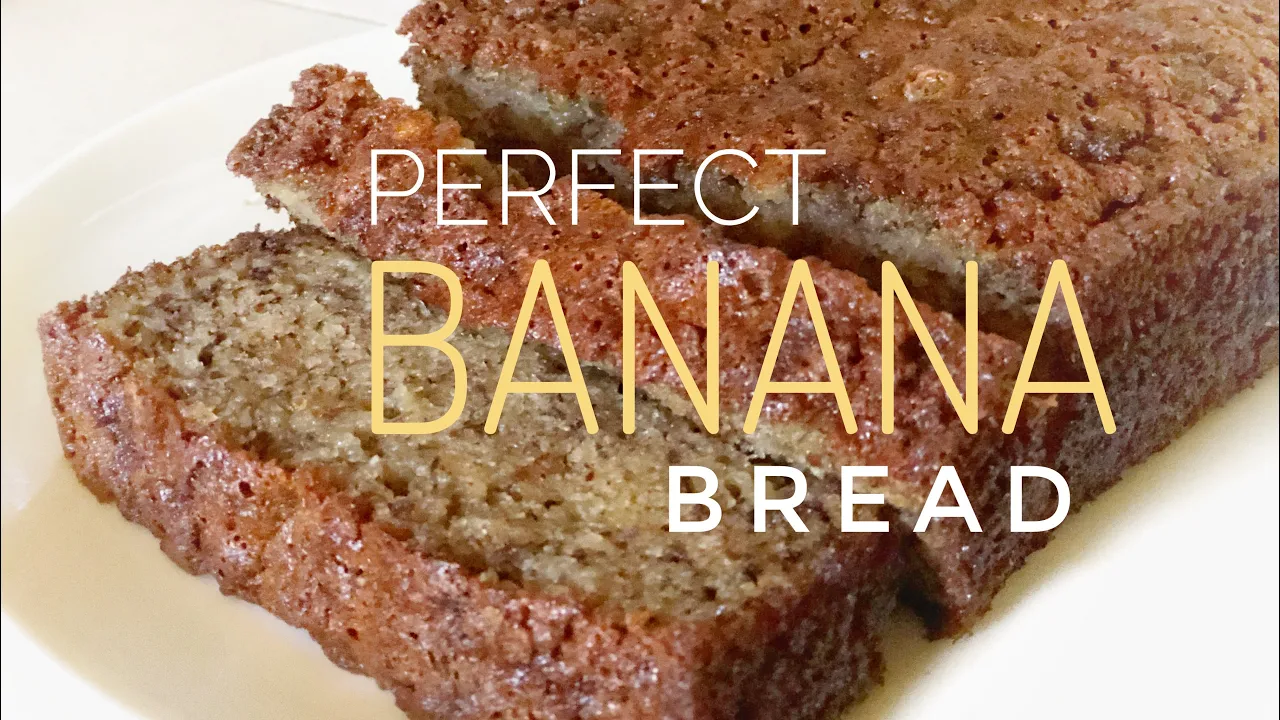 Perfectly moist BANANA BREAD