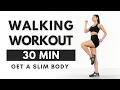 Download Lagu Get a Slim Body🔥 30 Min Walking Workout - No Jumping, No Squats, No Lunges