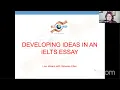IELTS WRITING Developing ideas in an essay