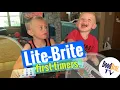 Lite-Brite first timers and it gets a little whacky