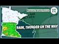 Minnesota weather latest Rain thunder drought and cooldown